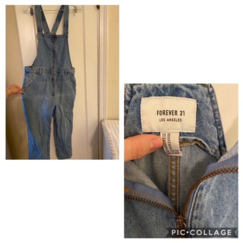 Forever 21 Demin Overalls
